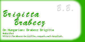 brigitta brabecz business card